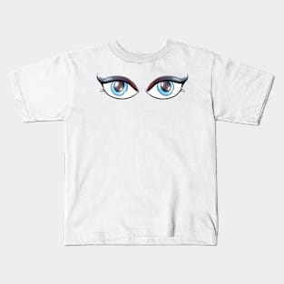 Seductive Eyes  - Face Mask Kids T-Shirt